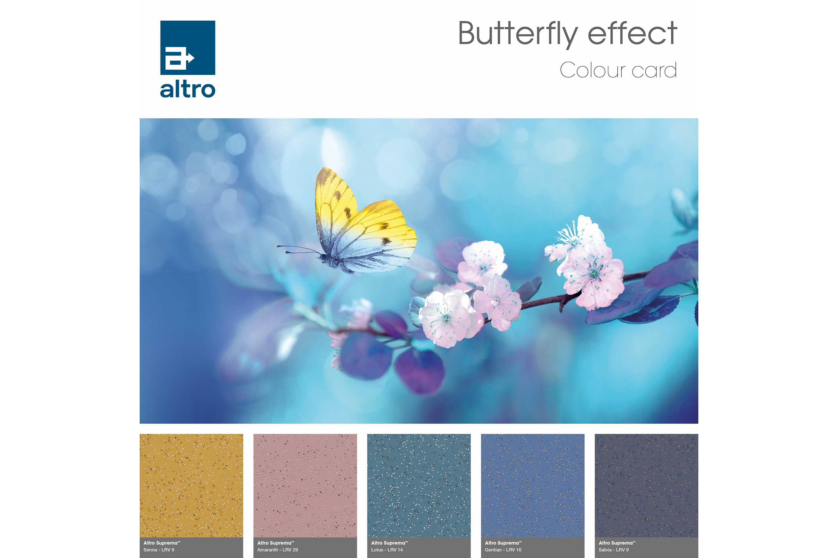 Altro Suprema Colour card - Spring