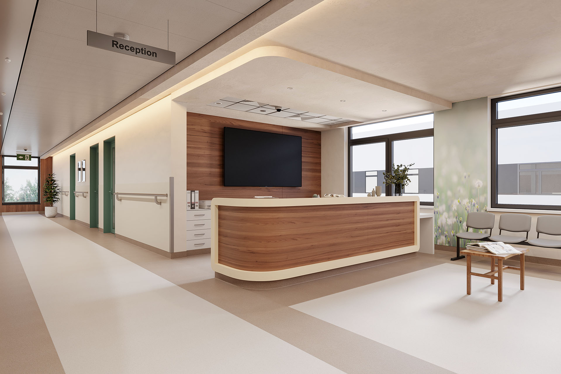 Hospital reception