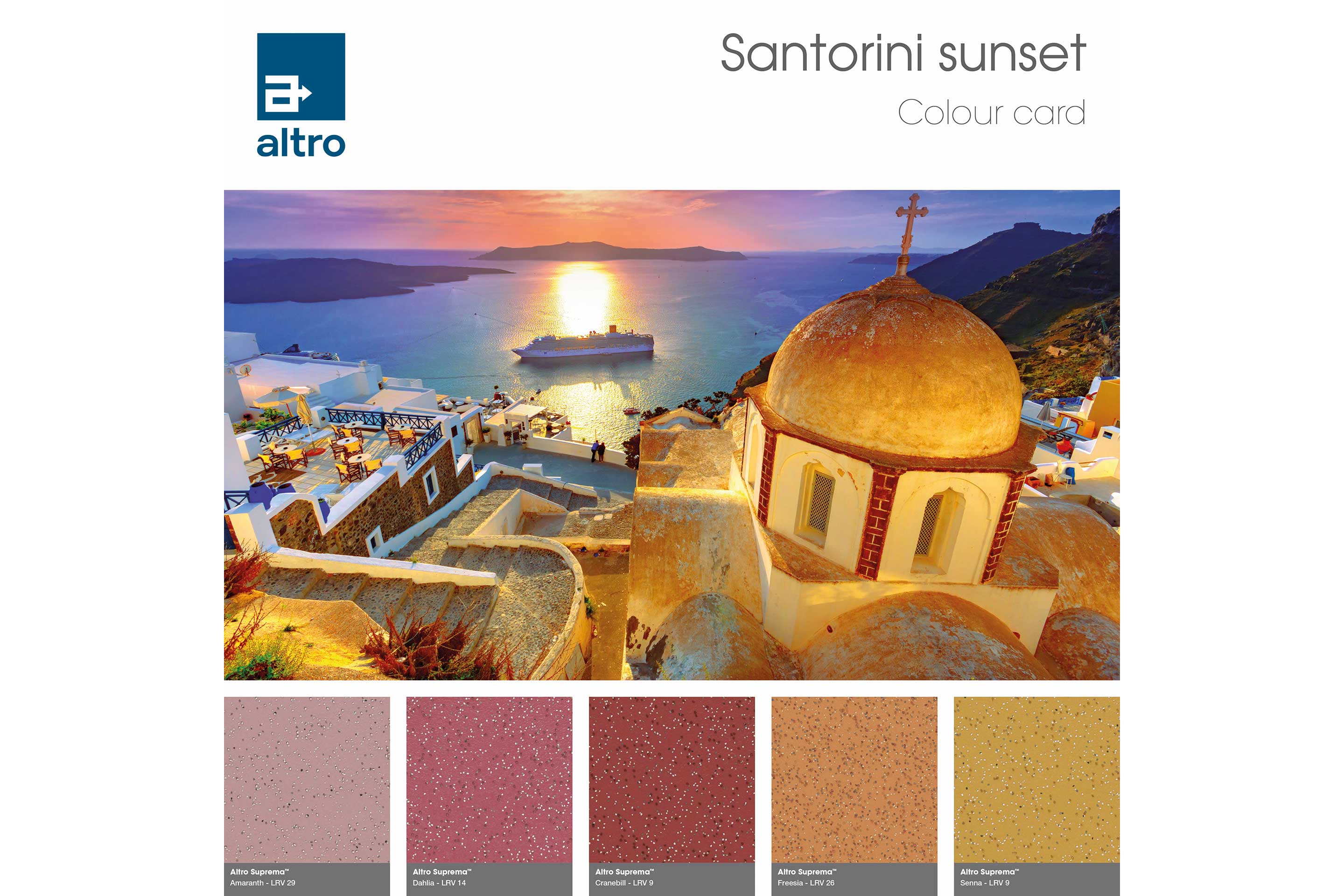 Altro Suprema Colour card - Landmarks