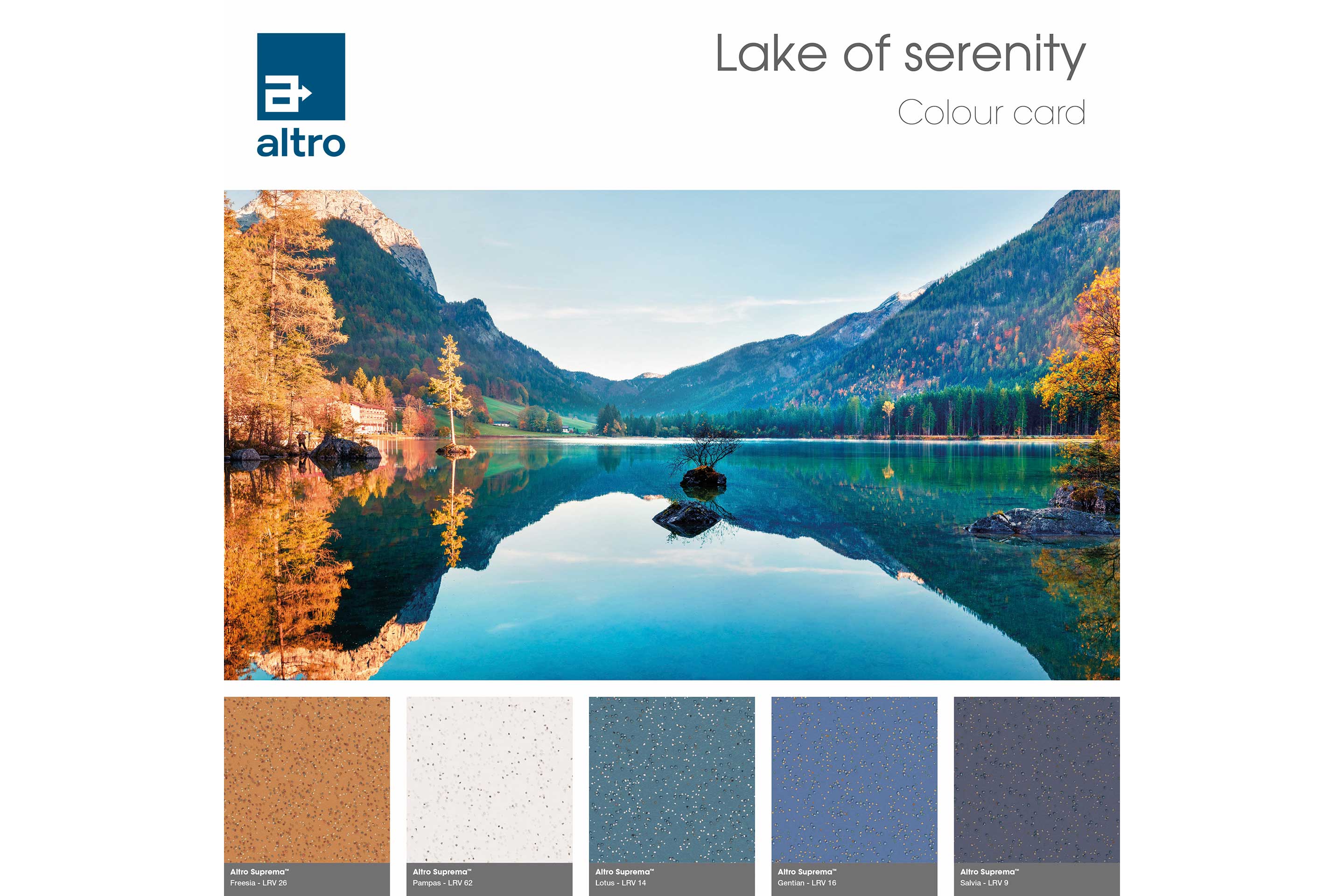 Altro Suprema Colour card - Autumn