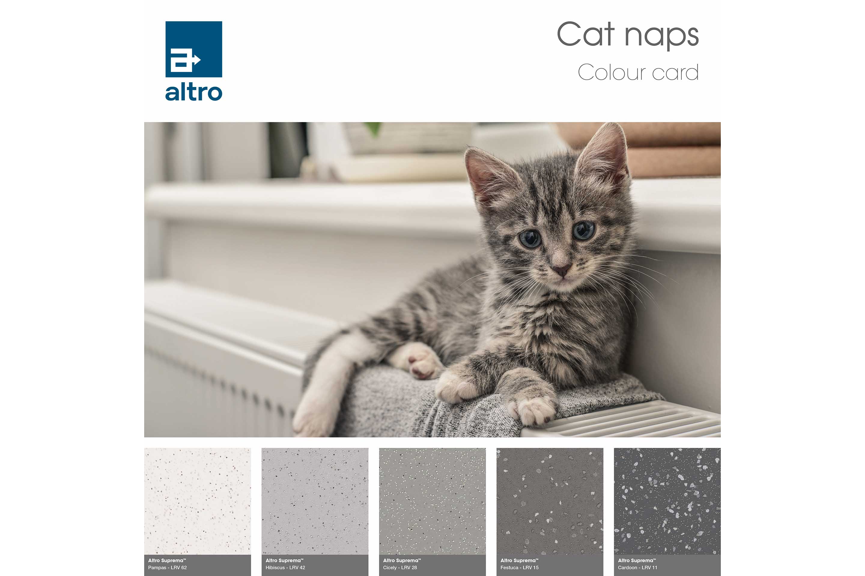 Altro Suprema Colour card - Animals