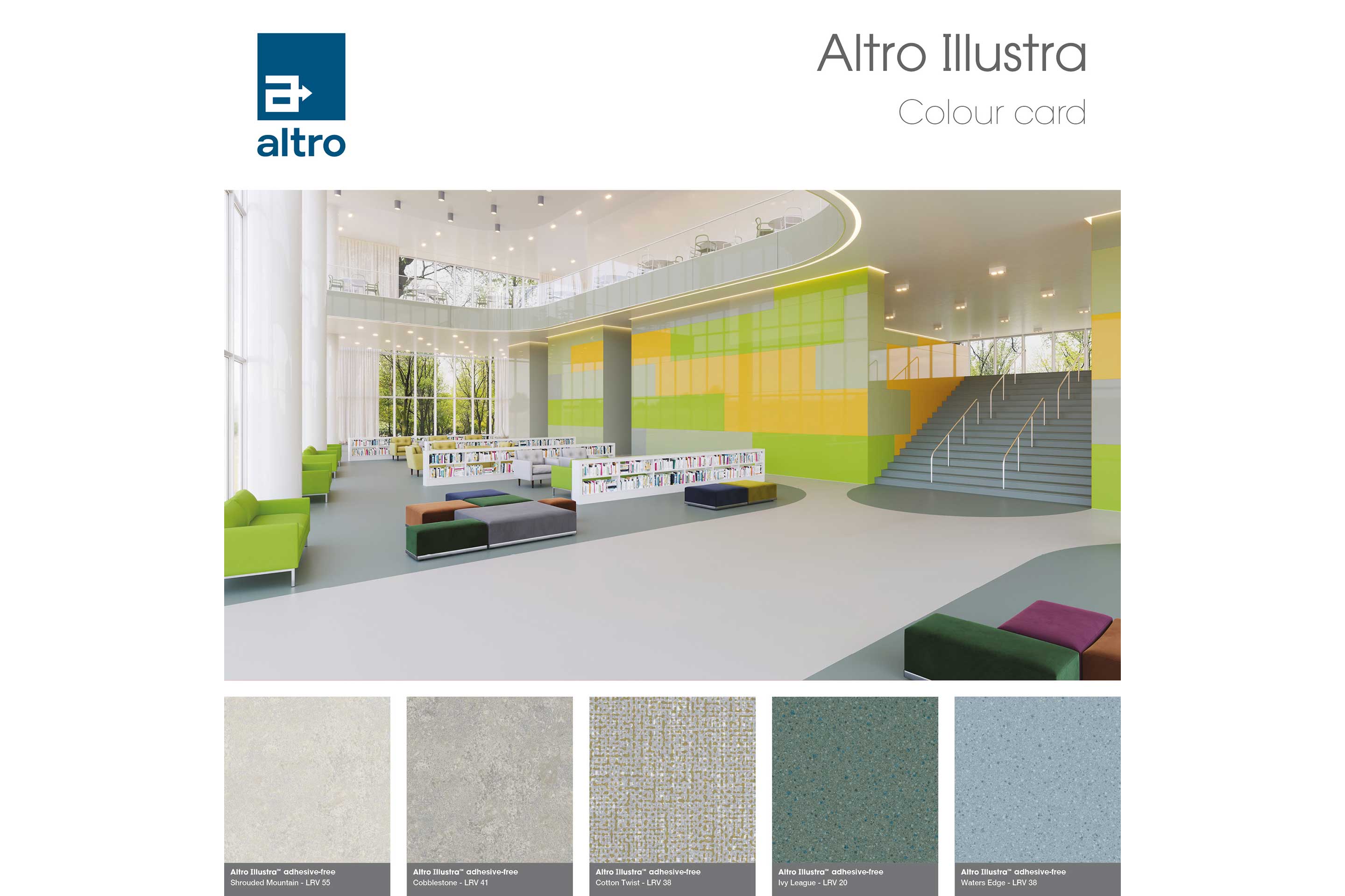 Altro Illustra adhesive-free colour card