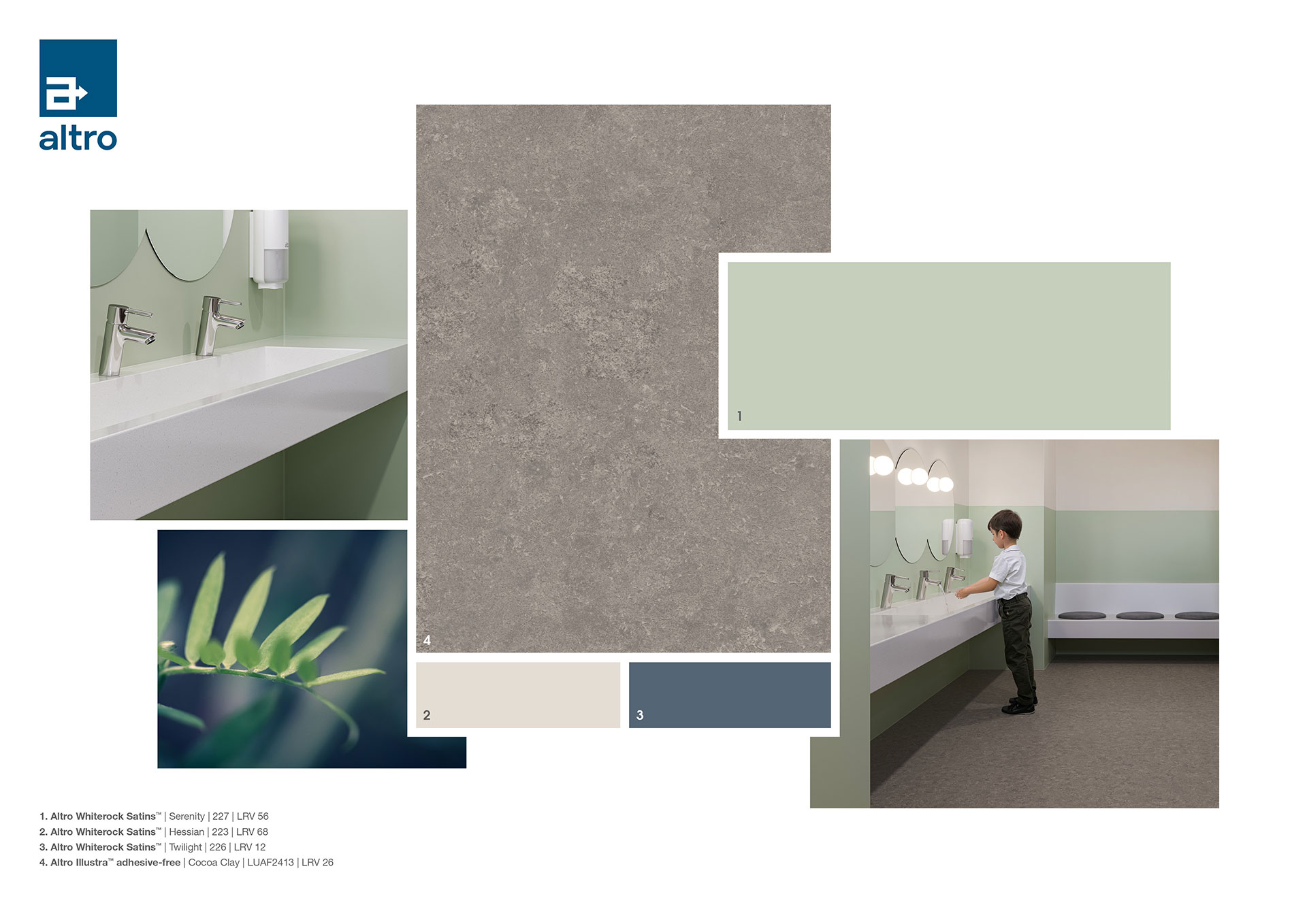 Moodboard - Altro Whiterock Satins