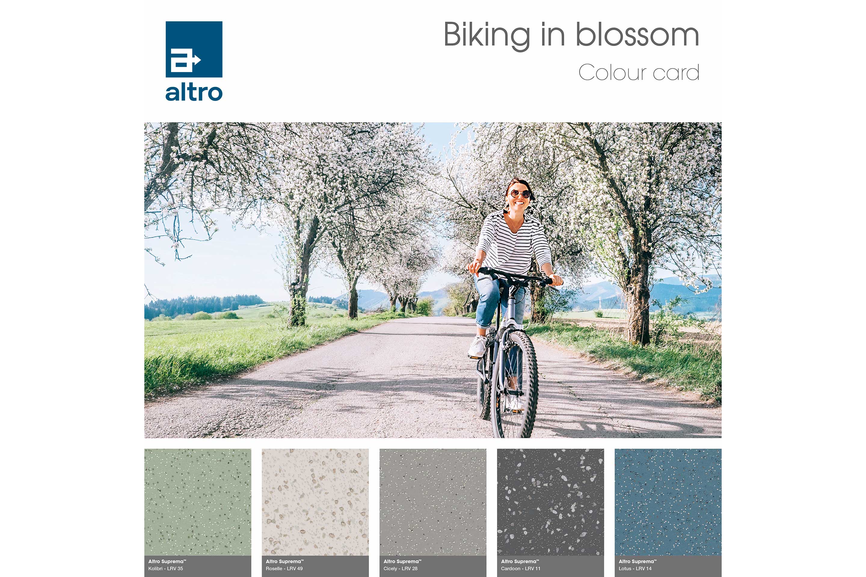 Altro Suprema Colour card - Spring