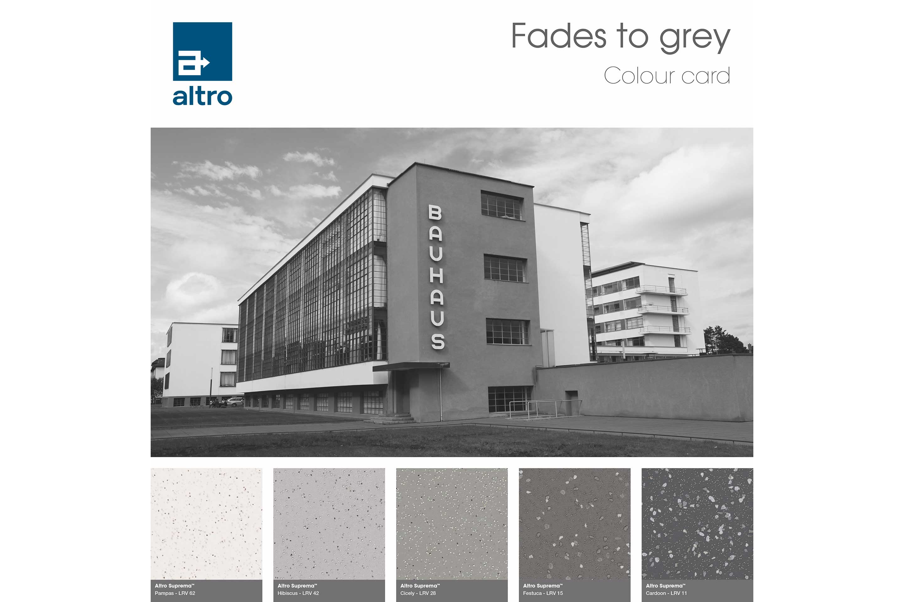 Altro Suprema Colour card - Landmarks