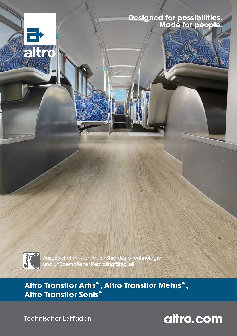 The cover of the Altro Transflor Artis brochure