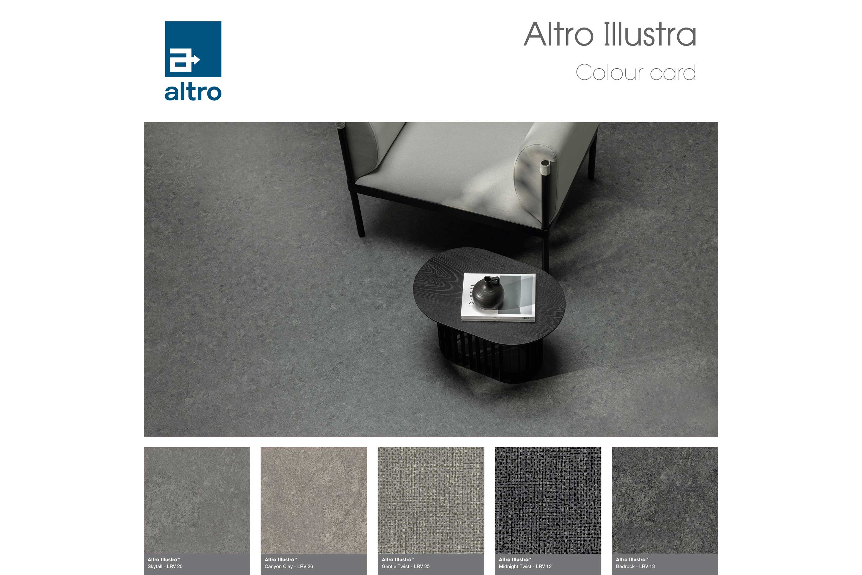 Altro Illustra colour card