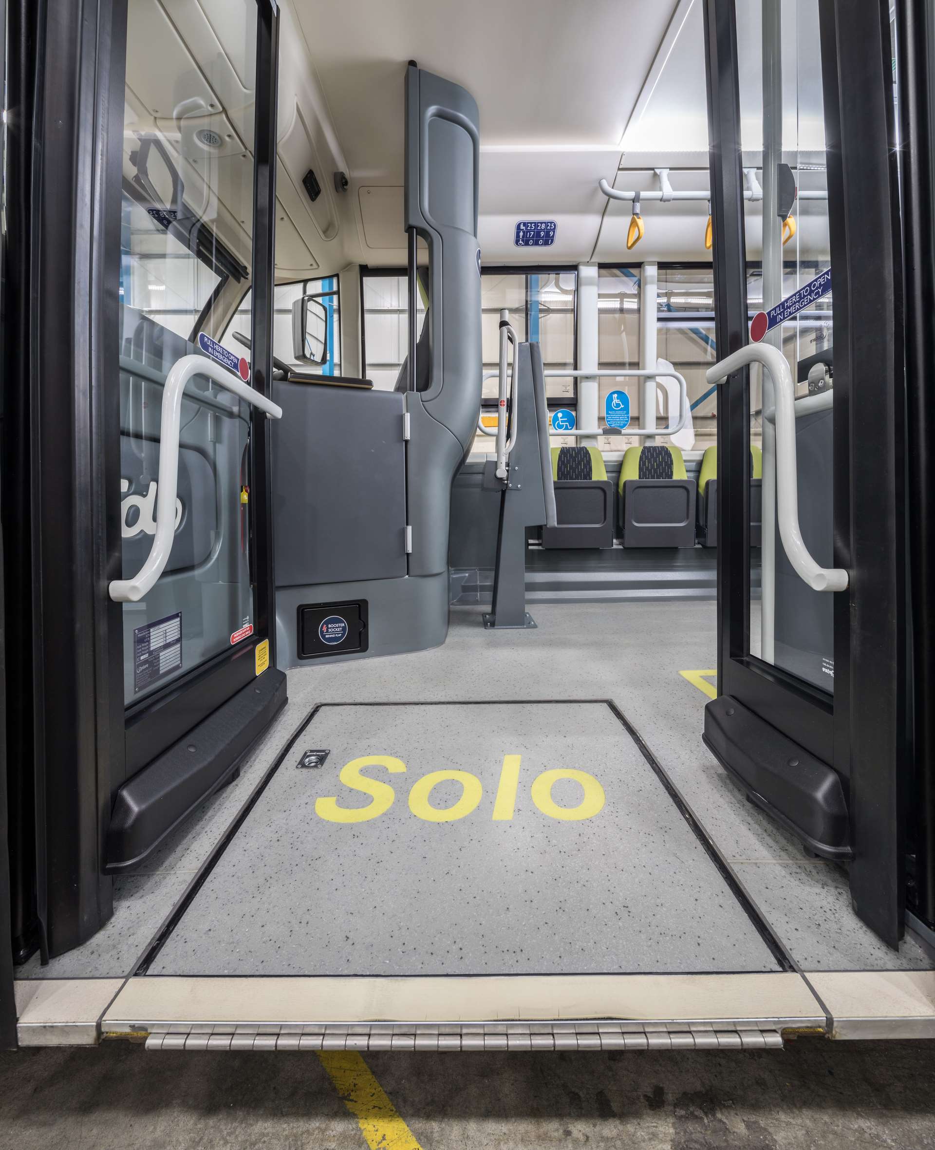 Optare Versa And Solo - Standing Area Logo