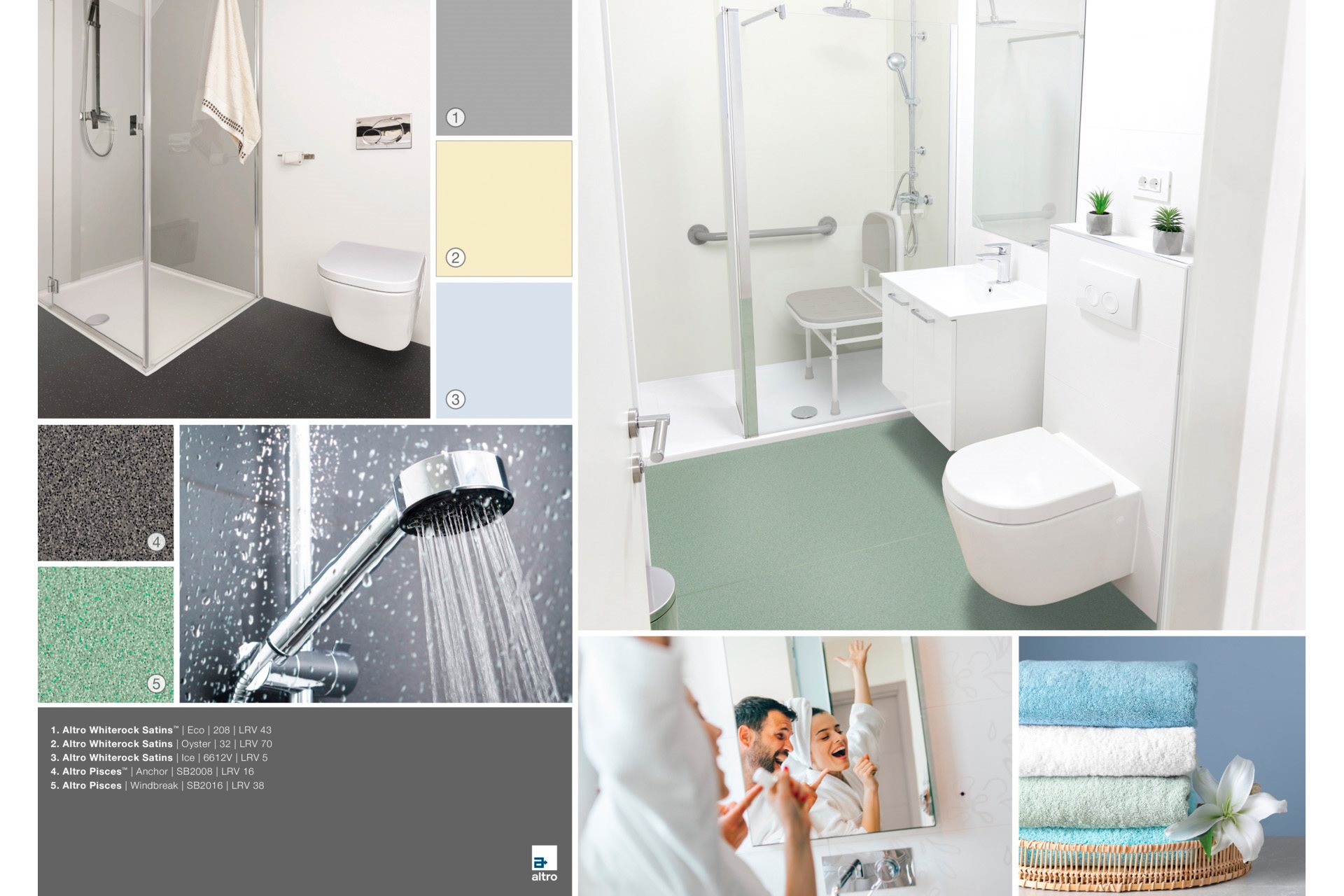 Moodboard - Altro Whiterock ShowerKit