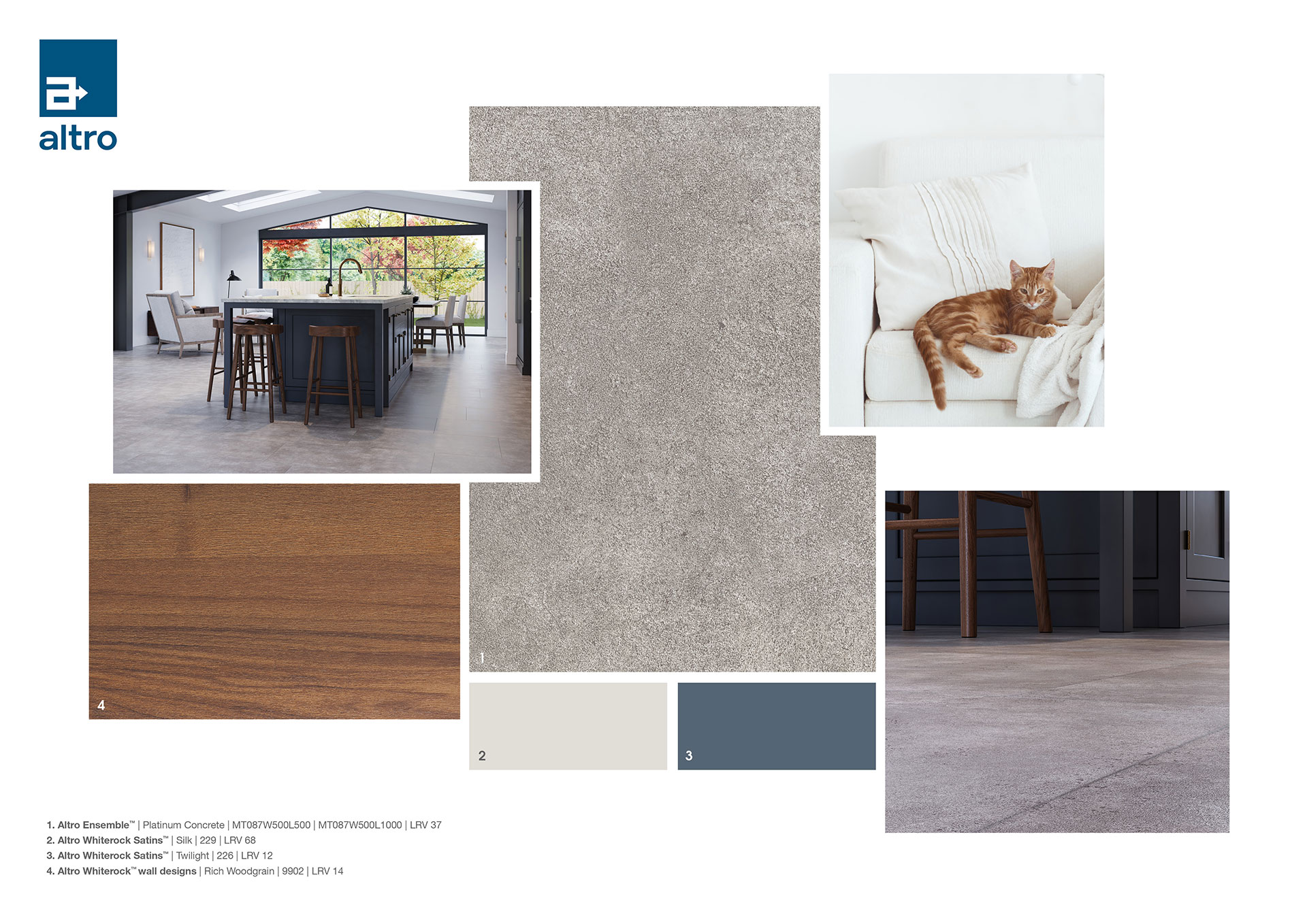 Moodboard - Altro Ensemble Platinum Concrete