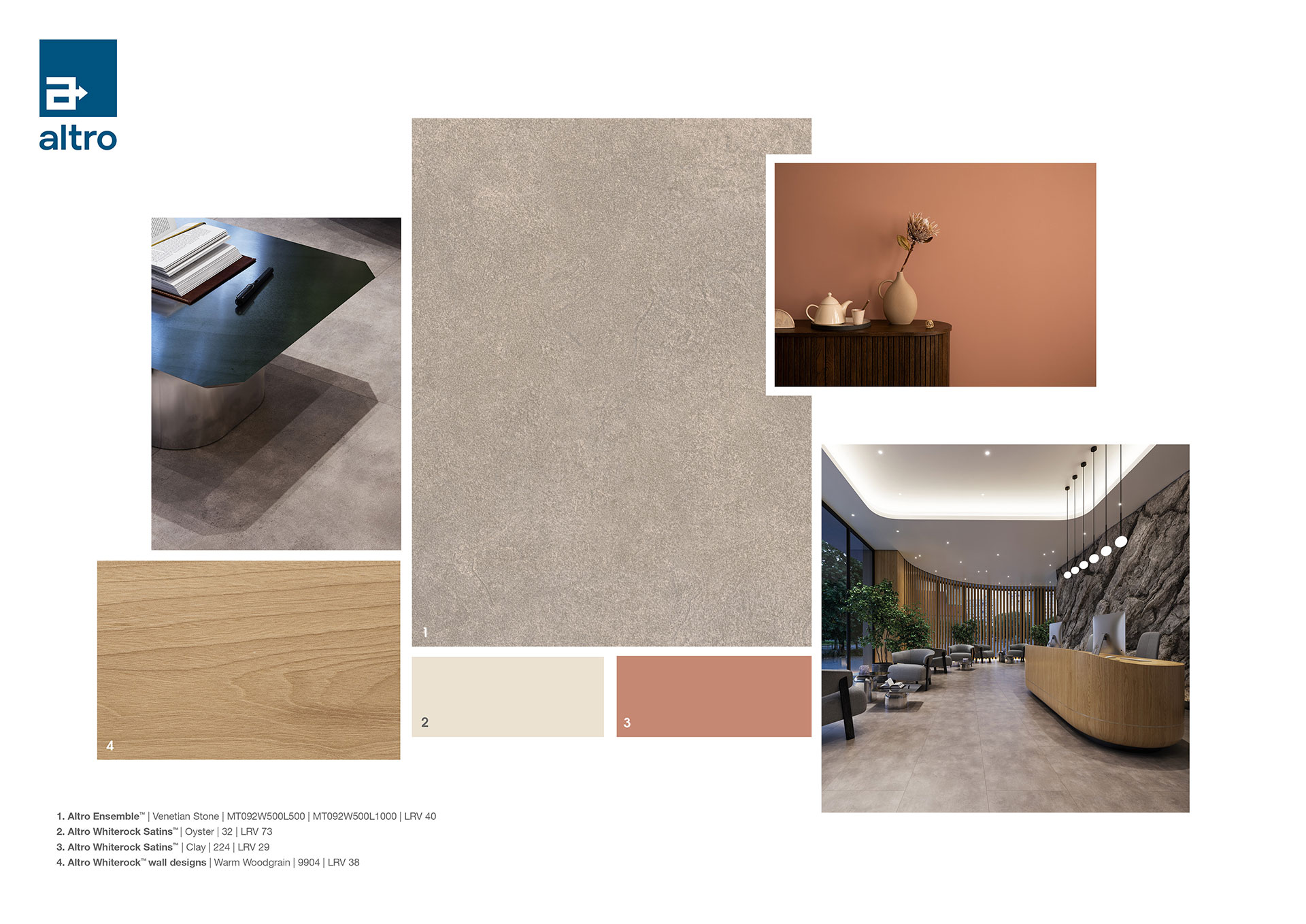 Moodboard - Altro Ensemble Venetian Stone