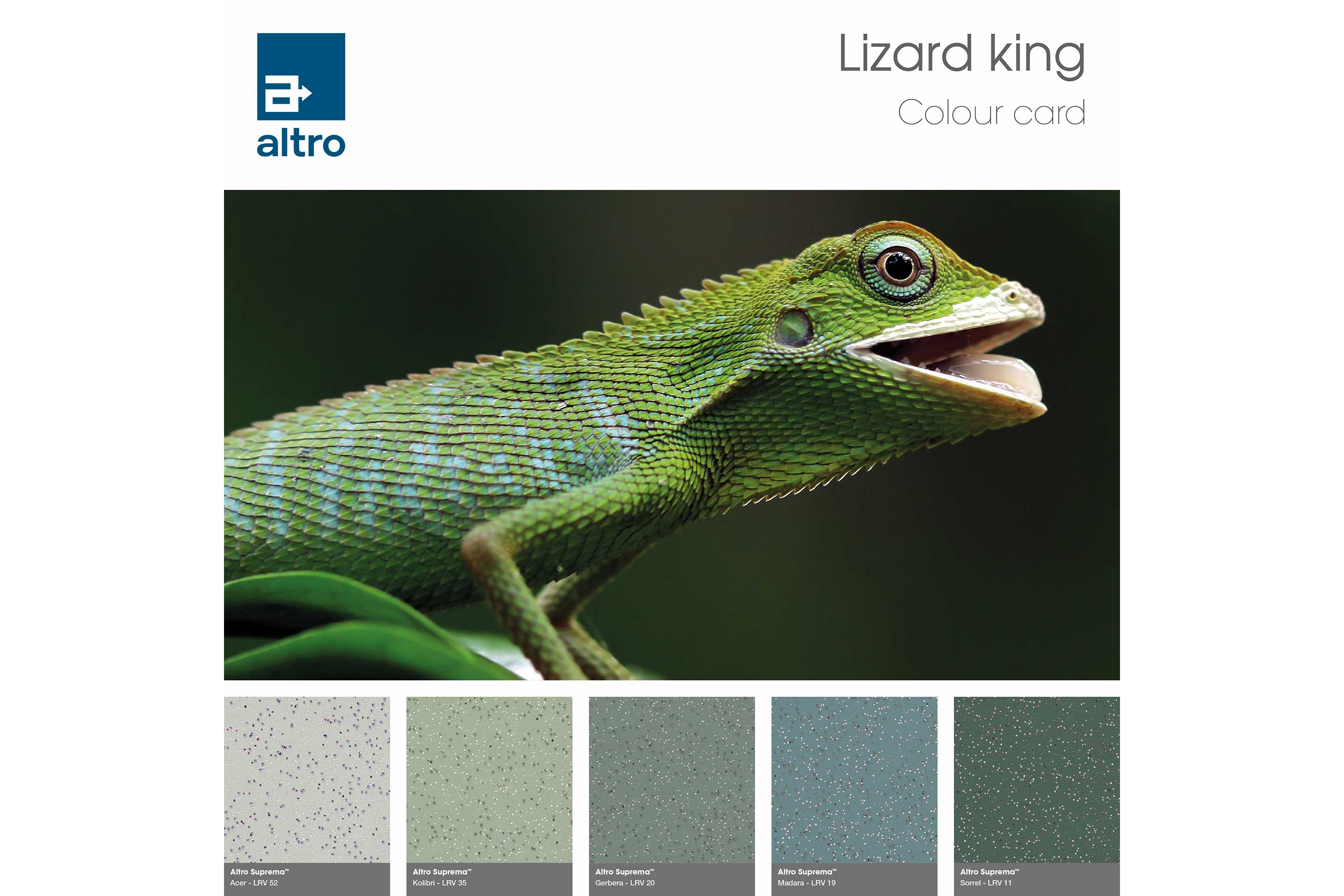 Altro Suprema Colour card - Animals